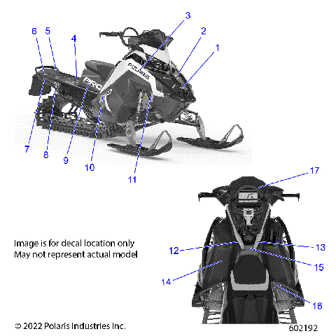 BODY, DECAL,  BLACK SIDE PANEL W/FLAT BLACK ACCENT - S23TFK8RS (602192)