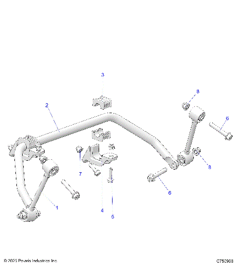 SUSPENSION, FRONT, STABILIZER BAR - Z26NET99A4/B4/A6/B6 (C750903)