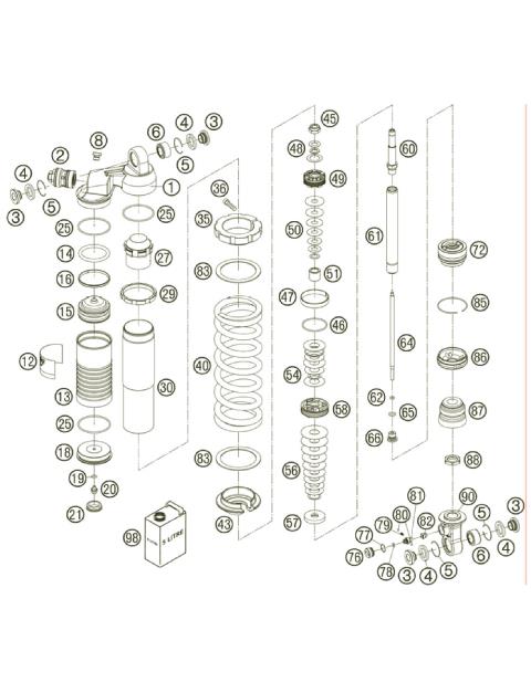 MONOSHOCK DISASSEMBLED