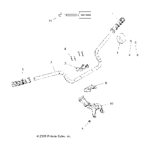 STEERING, HANDLEBAR and CONTROLS - A10ZX85AK/AL/AS/AT/AX (49ATVHANDLEBAR09SPXP550)