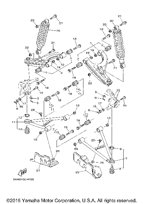 FRONT SUSPENSION WHEEL