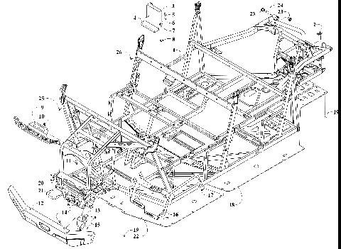 FRAME AND RELATED PARTS [303334]