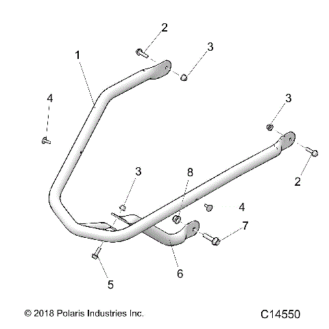 BODY, BUMPER, FRONT - S19CU5BSA/BSL/BEL (C14550)