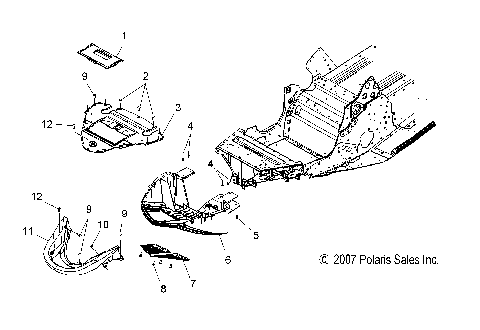 BODY, NOSEPAN and FRONT BUMPER - S08PR7FS/FE (49SNOWBUMPER08SBTRBO)