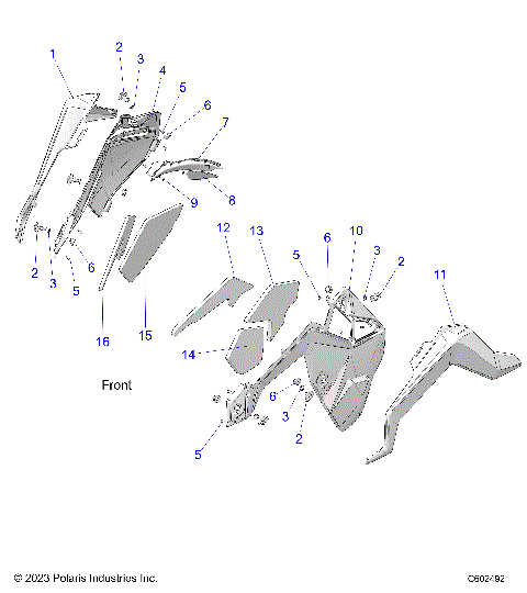 BODY, SIDE PANELS AND TRIM - S24TDB6RSL (C602492)