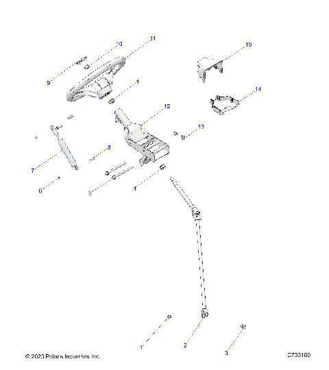 STEERING, STEERING ASM. - R20MAA57K1 (C733180)