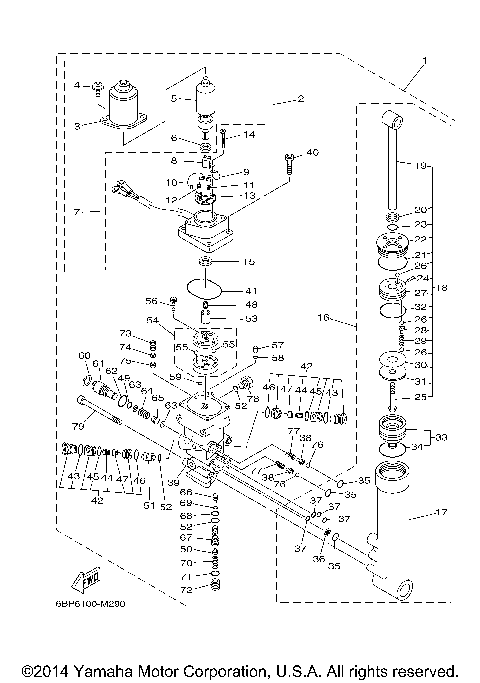 POWER TRIM TILT ASSY