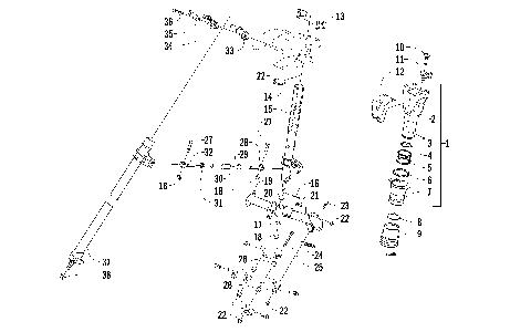 STEERING POST ASSEMBLY [96854]