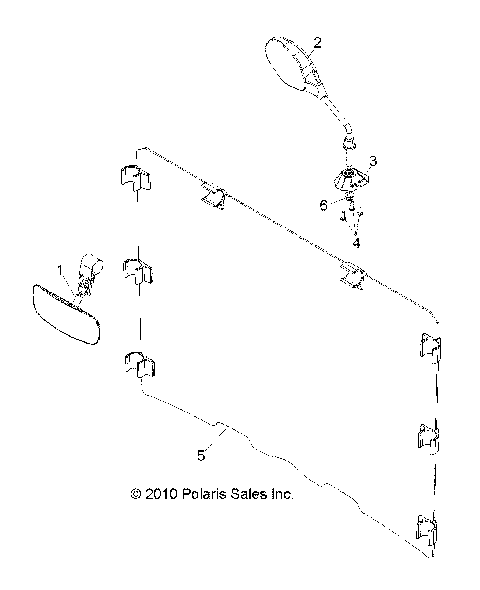 BODY, MIRRORS and WINDSHIELD - R11RC08LG (49RGRMIRRORS10LSV)