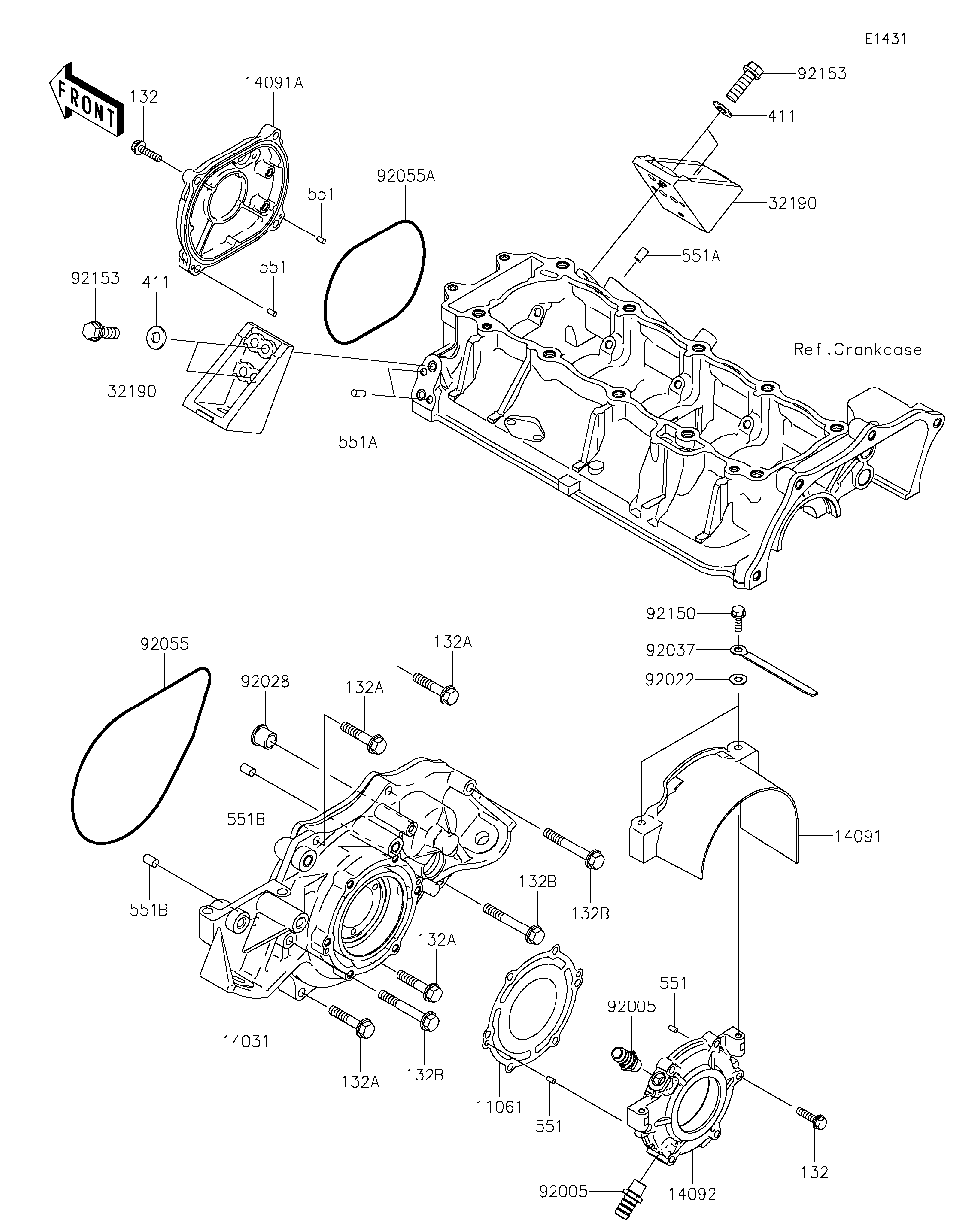 2018 Kawasaki JET SKI ULTRA LX Engine Cover(s) Watercraft