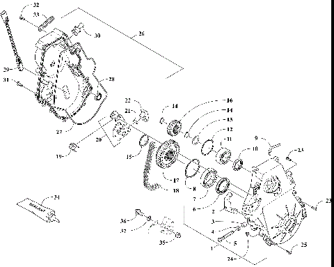CHAIN CASE ASSEMBLY [107472]