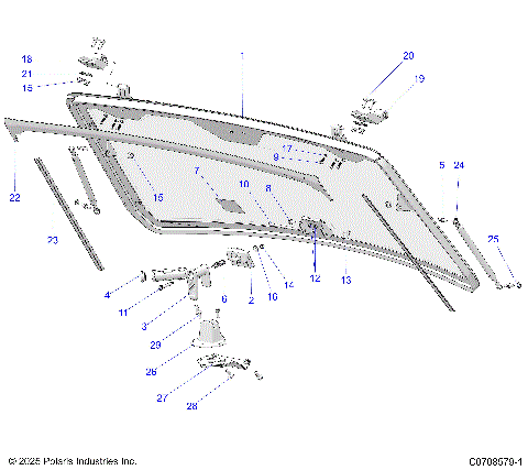BODY, FRONT WINDOW ASM.