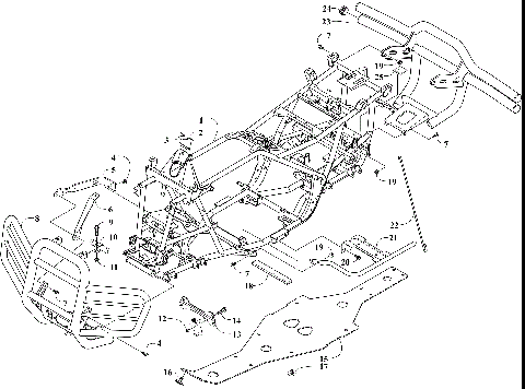FRAME AND RELATED PARTS [303137]