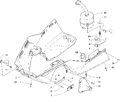 Bottom Pan and Exhaust