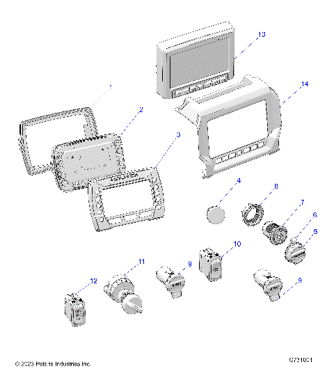 ELECTRICAL, DASH INSTRUMENTS and CONTROLS - R22MAK57B4 (C731001)