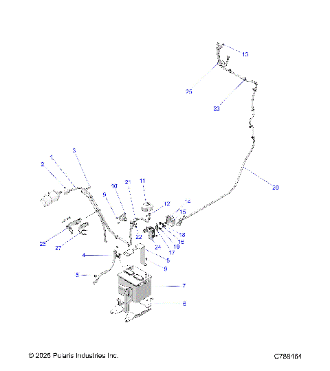 ELECTRICAL, BATTERY/CABLES - R26XAL1RBB/BJ (C788464)