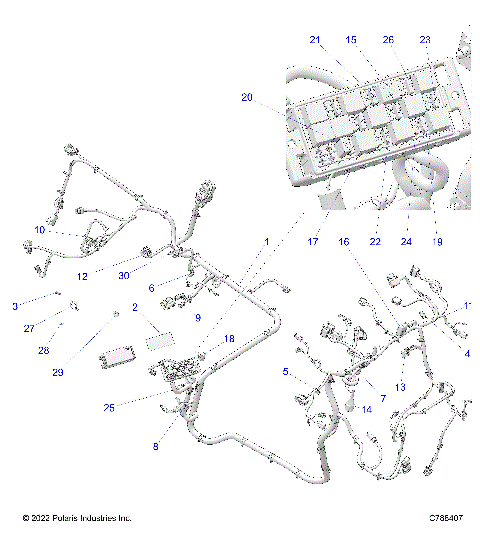 ELECTRICAL, WIRE HARNESS - R25MAE57D5 (C788407)