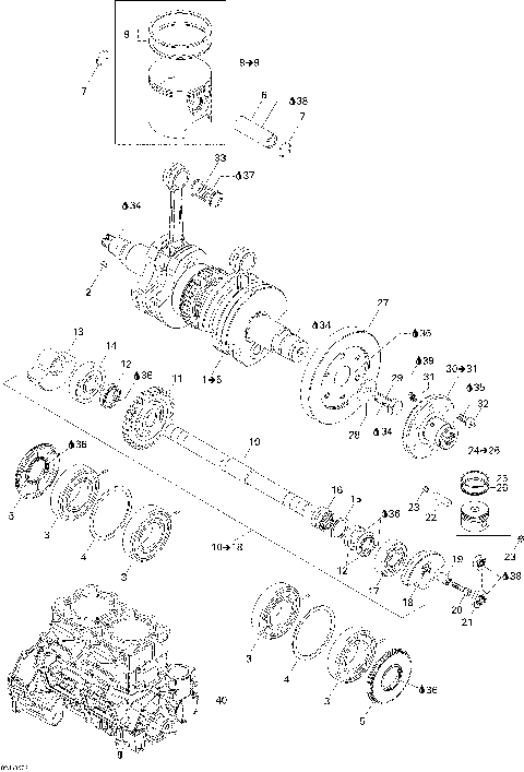 01- Crankshaft And Pistons
