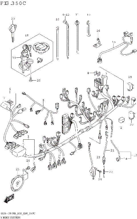 WIRING HARNESS (E33)
