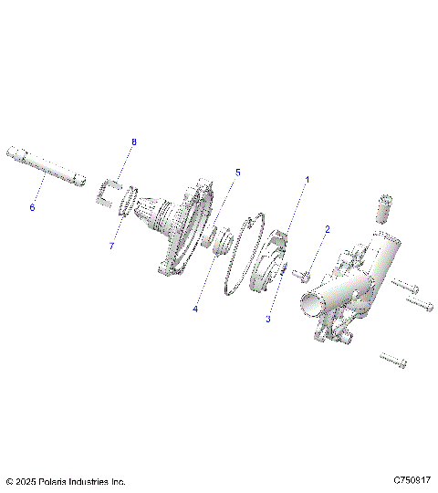 ENGINE, WATERPUMP ASSEMBLY - Z26NEX99A4/B4/A6/B6 (C750917)