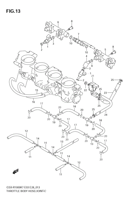 THROTTLE BODY HOSE/JOINT