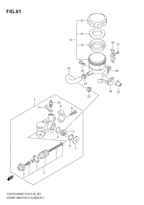 FRONT MASTER CYLINDER