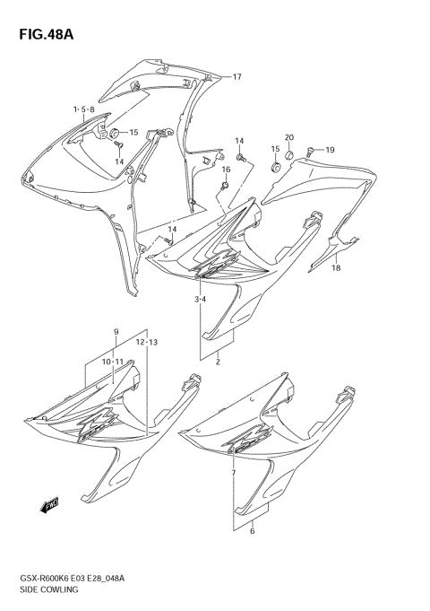 SIDE COWLING (MODEL K7)