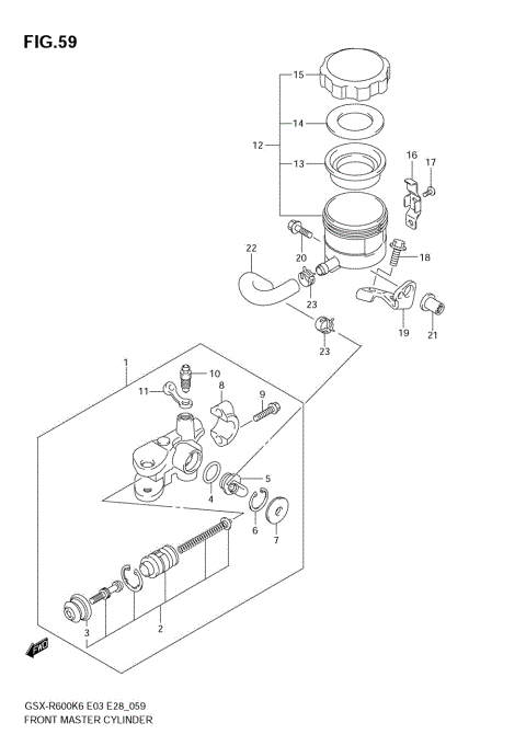 FRONT MASTER CYLINDER