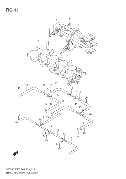 THROTTLE BODY HOSE/JOINT