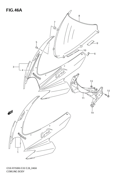 COWLING BODY (MODEL K7)