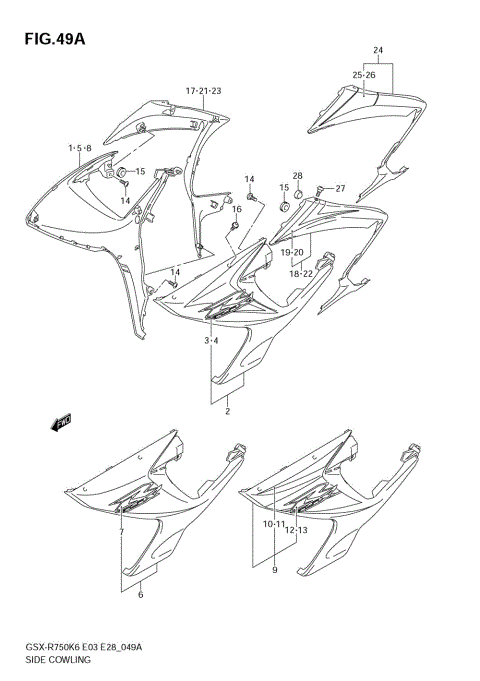 SIDE COWLING (MODEL K7)