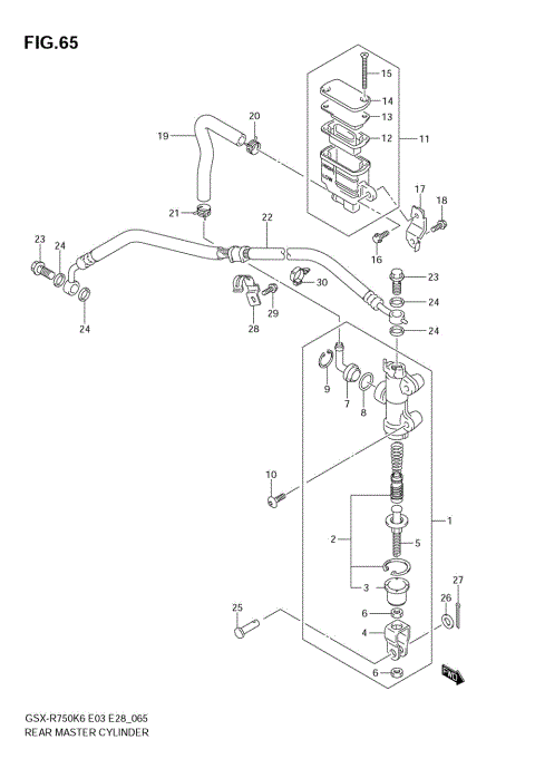 REAR MASTER CYLINDER