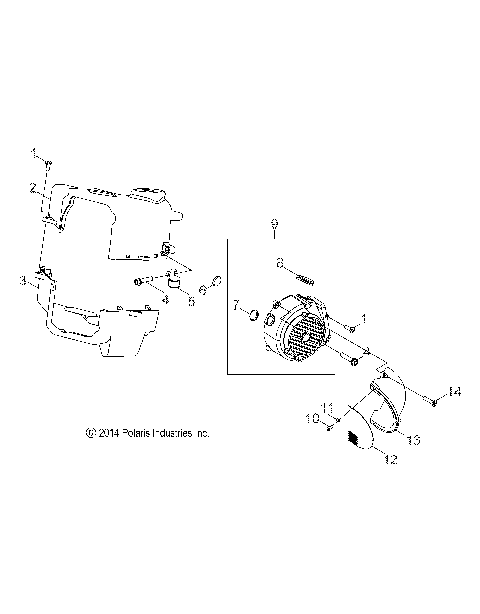 ENGINE, COOLING - Z16YAV17AB/AF/CAB/CAF (49RGRCOOL10RZR170)