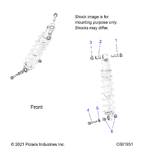SUSPENSION, IFS SHOCKS MNTG. - S23TLG8RS/8RE (C601951