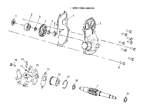 ENGINE, WATER PUMP/OIL PUMP - S07NP5CS/CE (4997259725C10)
