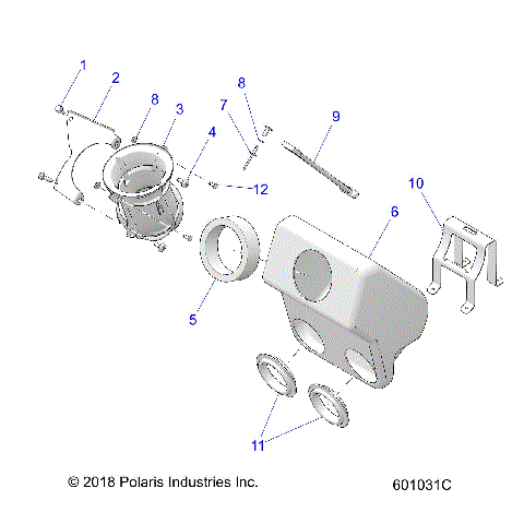 ENGINE, AIR INTAKE SYSTEM - S20MDX6JSA/6JEA (601031C)