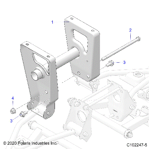 SUSPENSION, MIDDLE SUPPORT - A25SKE57C1/CK/E1/EK (C102247-5)