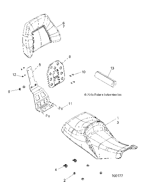 BODY, SEAT - A16SJE57AB (100177)