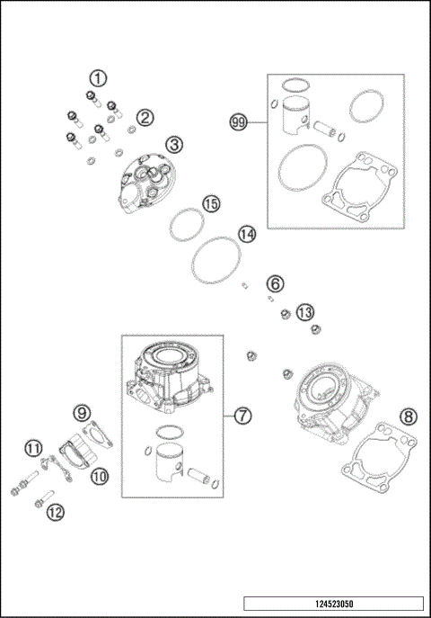 CYLINDER, CYLINDER HEAD