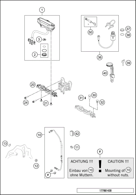 INSTRUMENTS / LOCK SYSTEM