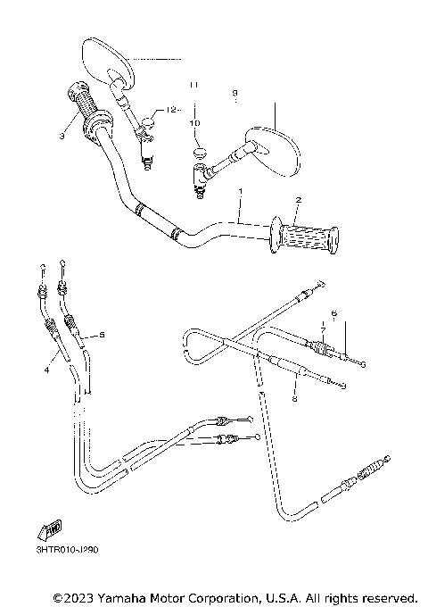 STEERING HANDLE CABLE