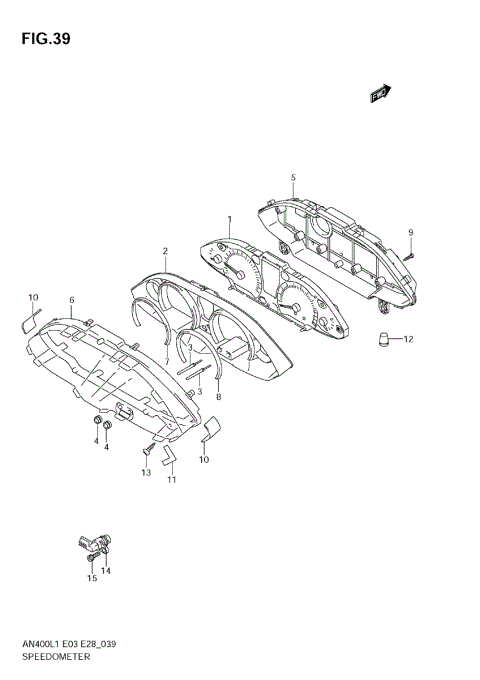 SPEEDOMETER (AN400 L1 E33)