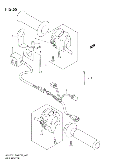 GRIP HEATER (AN400ZA L1 E28)