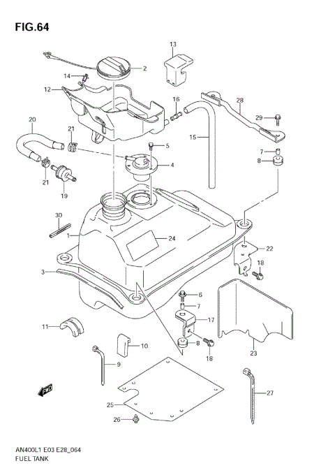FUEL TANK (AN400 L1 E33)