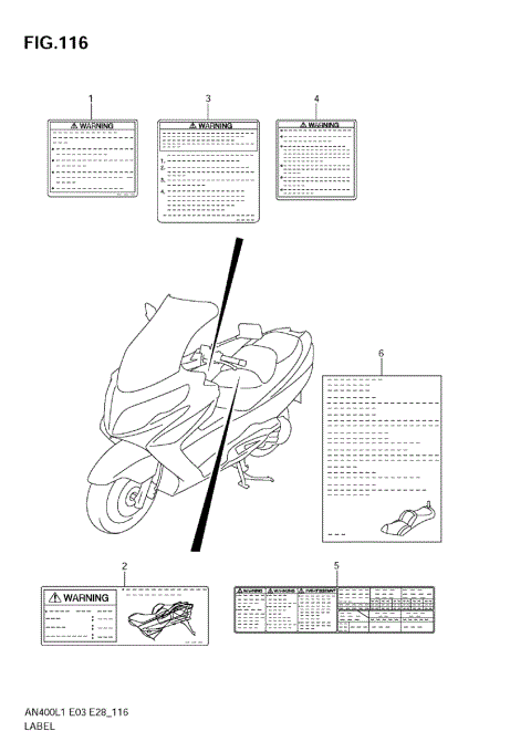 LABEL (AN400ZA L1 E28)
