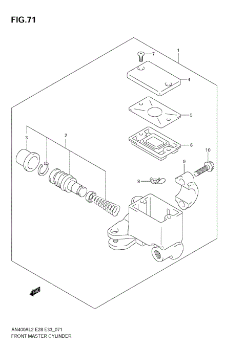 FRONT MASTER CYLINDER