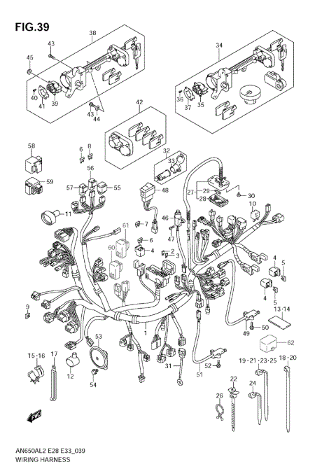 WIRING HARNESS (AN650A L2 E28)