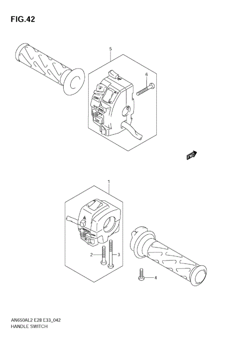 HANDLE SWITCH (AN650A L2 E33)