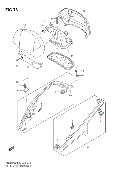 PILLION RIDER HANDLE