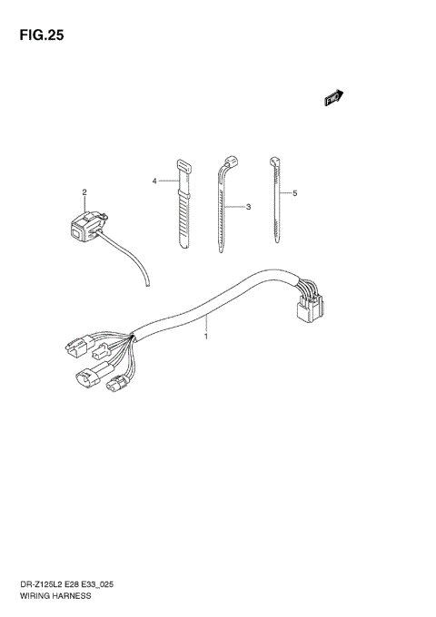 WIRING HARNESS (DR-Z125L E33)